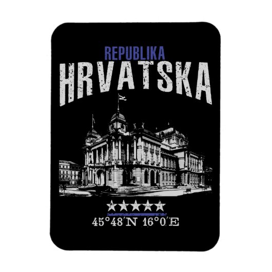 Kroatië Magneet (Verticaal)