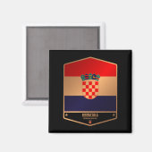 Kroatië Magneet (Voorkant / Achterkant)