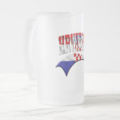 Kroatië Matglas Bierpul (Voorkant links)