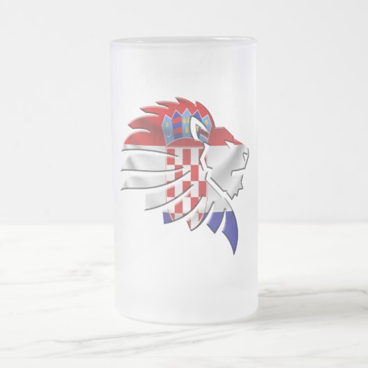 Kroatië Matglas Bierpul (Center)