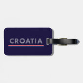 Kroatië - met liefde bagagelabel (Achterkant horizontaal)