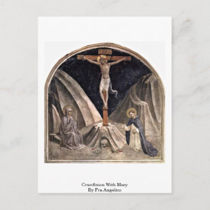 Kroatie met Mary door Fra Angelico Briefkaart