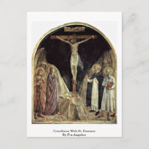 Kroatie met St. Dominic door Fra Angelico Briefkaart