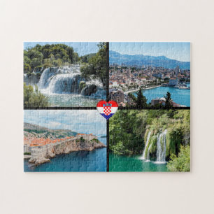 Kroatië Mooie Natuurlijke Landmarks - Europa Legpuzzel