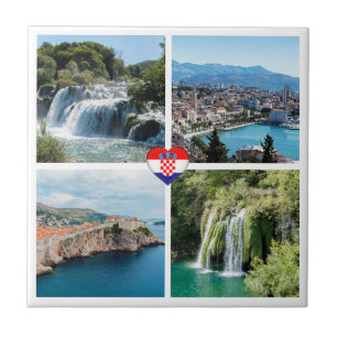 Kroatië Mooie Natuurlijke Landmarks - Europa Tegeltje