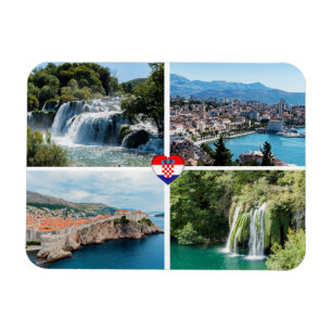 Kroatië Mooie Natuurlijke Landmerken - Europa Magneet