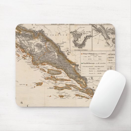 Kroatië Muismat (Met muis)