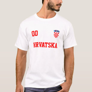 Kroatië Naam&Nummer Voetbal Football Jersey T-shirt