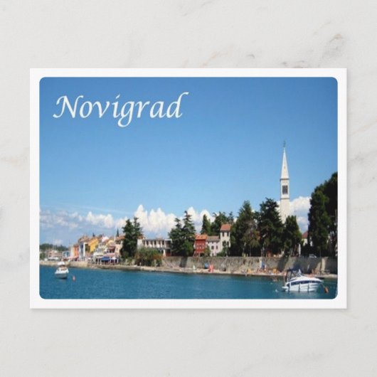 Kroatië - Novigrad - Briefkaart (Voorkant)