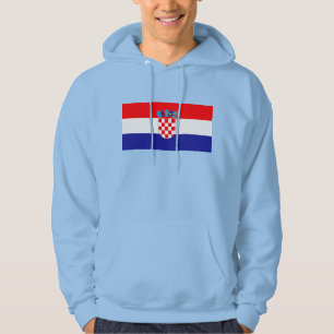 Kroatië Officiële Vlag Hoodie Kroatische Nationa