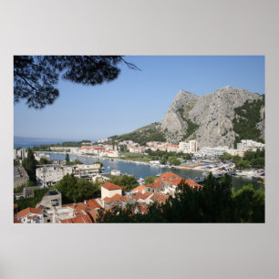 Kroatië - Omis Poster