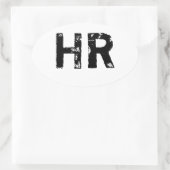 Kroatië Ovale Sticker (Tas)