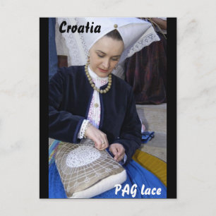 Kroatië, PAG-kant Briefkaart