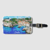 Kroatië Panorama Uitzicht Reizen Bagagelabel (Voorkant (horizontaal))