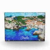 Kroatië Panorama Uitzicht Reizen Fotoblokken (Voorkant)