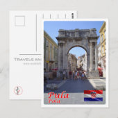 Kroatië - Paola - Pola - Pula - Briefkaart (Voorkant / Achterkant)