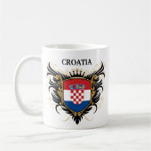 Kroatië [personaliseren] koffiemok (Links)