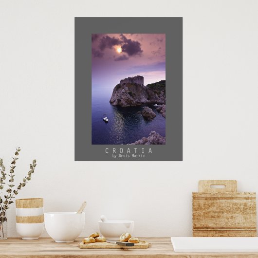Kroatië Poster (Keuken)