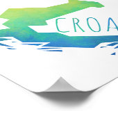 Kroatië Poster (Hoek)