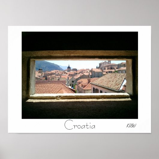 Kroatië Poster (Voorkant)