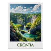 Kroatië Poster (Voorkant)