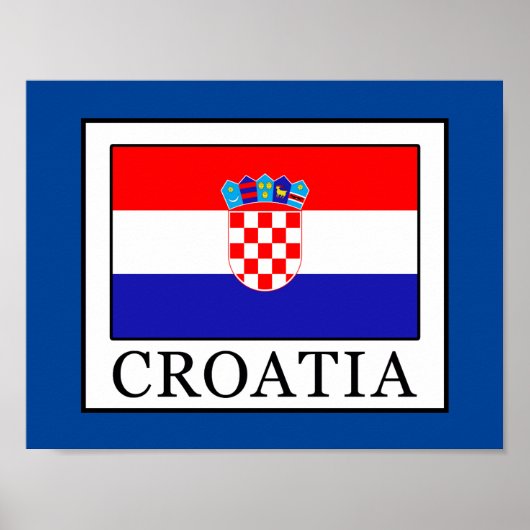 Kroatië Poster (Voorkant)