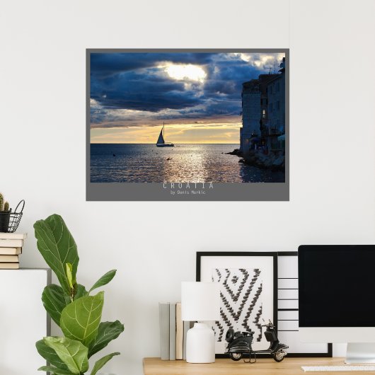 Kroatië Poster (Thuiskantoor)