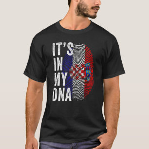 Kroatië Pride Het zit in mijn DNA Cute Kroatische T-shirt