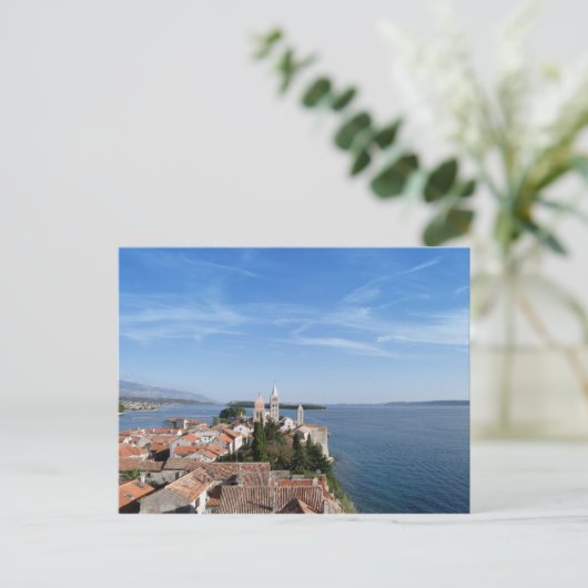 Kroatië, Rab-eiland en -stad Briefkaart (Staand voorkant)