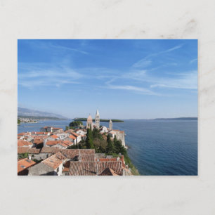 Kroatië, Rab-eiland en -stad Briefkaart