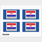 Kroatië Rechthoekige Sticker (Vel)