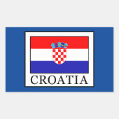 Kroatië Rechthoekige Sticker (Voorkant)