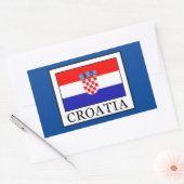 Kroatië Rechthoekige Sticker (Envelop)