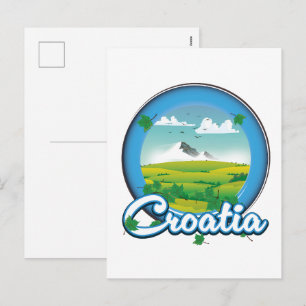Kroatië Reis logo Feestdagenkaart