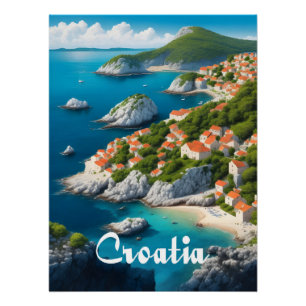 Kroatië Reisposter Perfect Poster