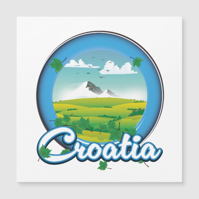 Kroatië Reizen logo (Voorkant)