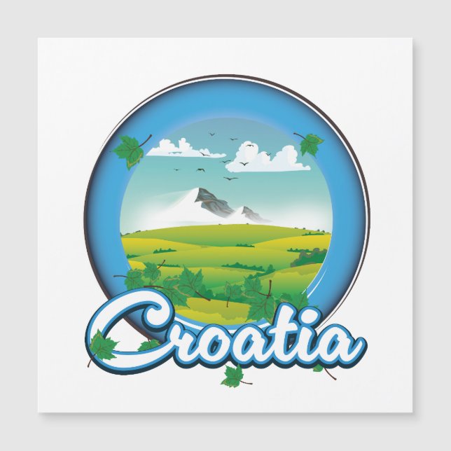 Kroatië Reizen logo (Voorkant)