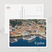 Kroatië - Rijeka - Briefkaart (Voorkant / Achterkant)