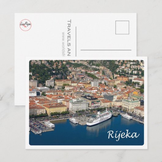 Kroatië - Rijeka - Briefkaart (Voorkant / Achterkant)
