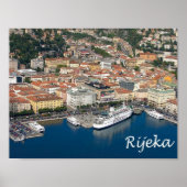 Kroatië - Rijeka - Poster (Voorkant)