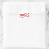 Kroatië Rocks Ronde Sticker (Tas)