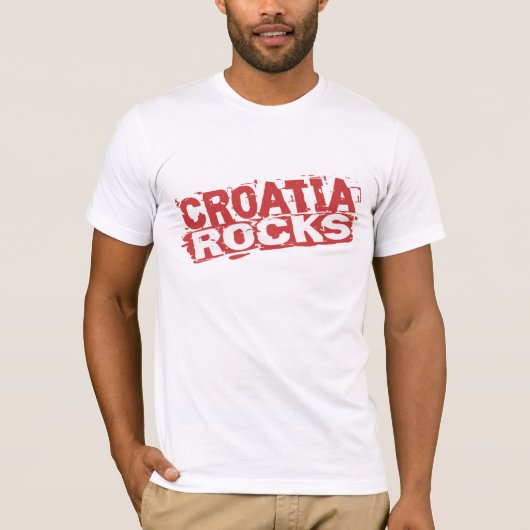 Kroatië Rocks T-shirt (Voorkant)