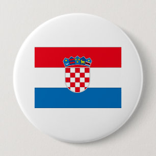 Kroatië Ronde Button 4,0 Cm