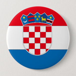 Kroatië Ronde Button 4,0 Cm