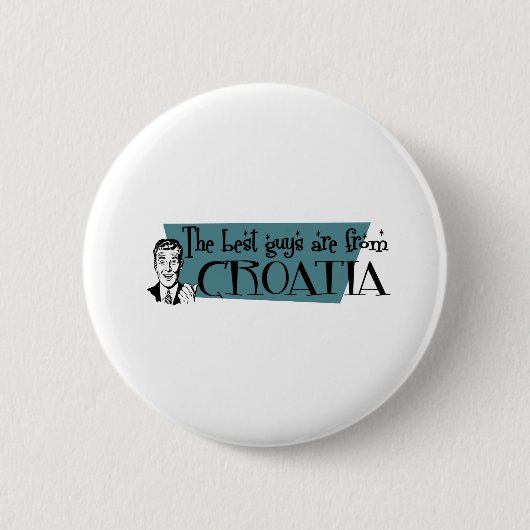 KROATIË RONDE BUTTON 5,7 CM (Voorkant)