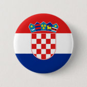 kroatië ronde button 5,7 cm (Voorkant)