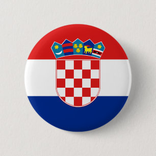 kroatië ronde button 5,7 cm