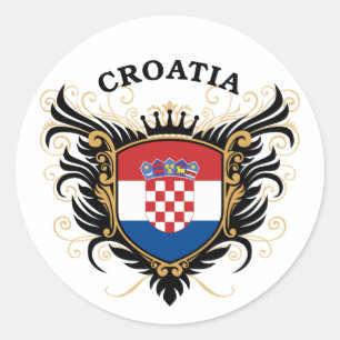 Kroatië Ronde Sticker