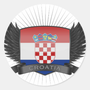 KROATIË RONDE STICKER