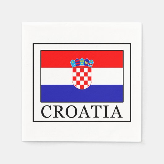 Kroatië Servetten (Voorkant)